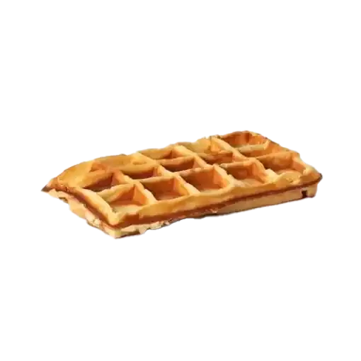 Brusselse wafel naturel per 2 stuks 