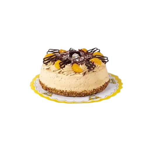 Mokka slagroomtaart middel