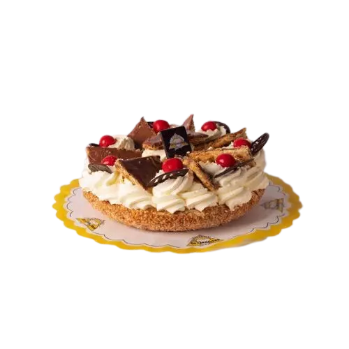 Tompoucetaart middel